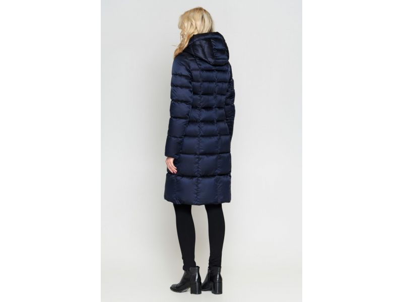 Воздуховик женский синий на зиму модель 47250, фото 4