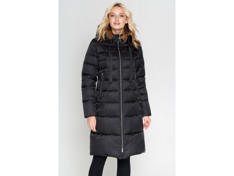 Женский зимний черный воздуховик модель 47250, фото 4