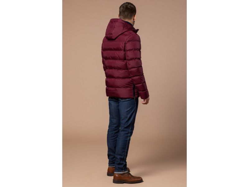 Куртка мужская красная высокого качества зимняя модель 20180, фото 5