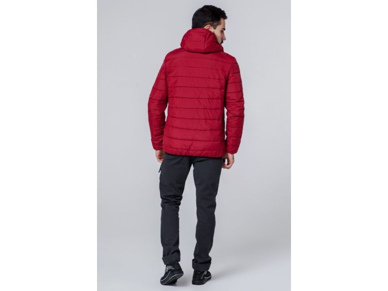 Ветровка мужская осенне-весенняя с карманами красная модель 1255, фото 5