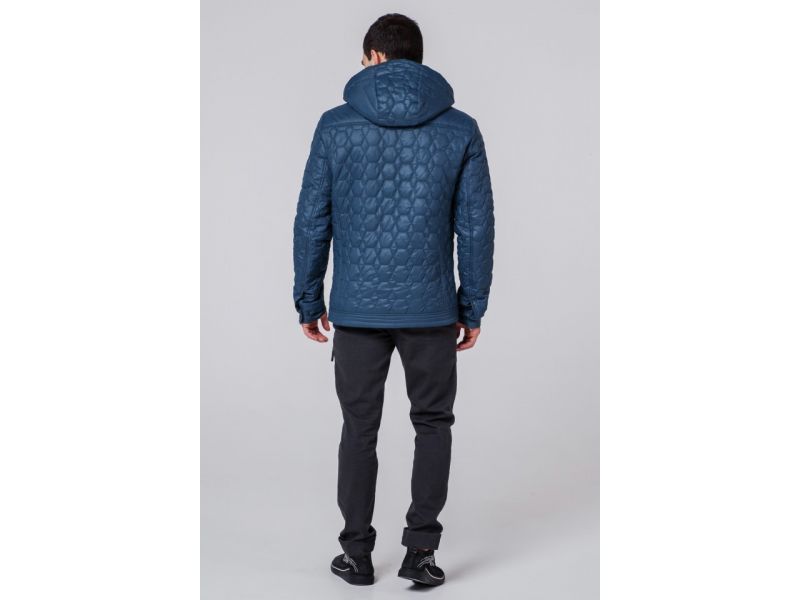 Мужская ветровка синего цвета осенне-весенняя модель 1272, фото 5