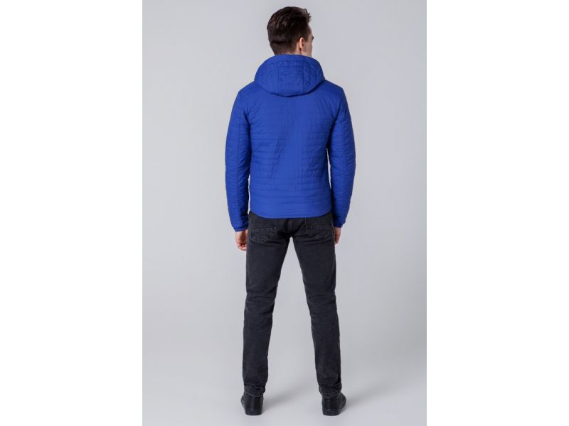 Мужская осенне-весенняя ветровка цвет электрик модель 1295, фото 5