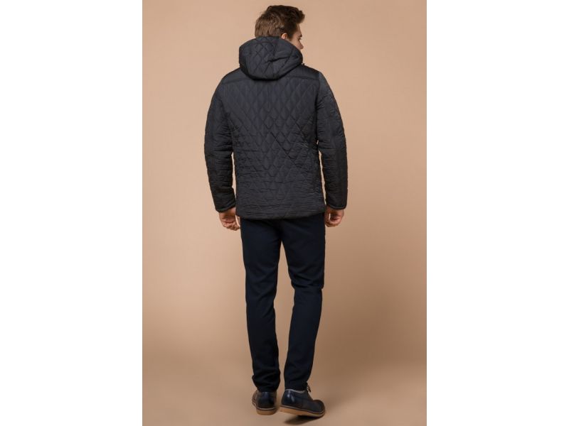 Куртка на зиму мужская графитовая модель 24534, фото 5