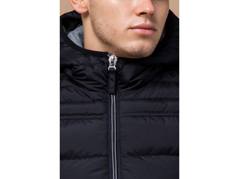 Сине-черная зимняя мужская куртка модель 15181, фото 6