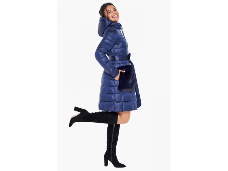 Сапфировый воздуховик женский осенне-весенний модель 31845, фото 5