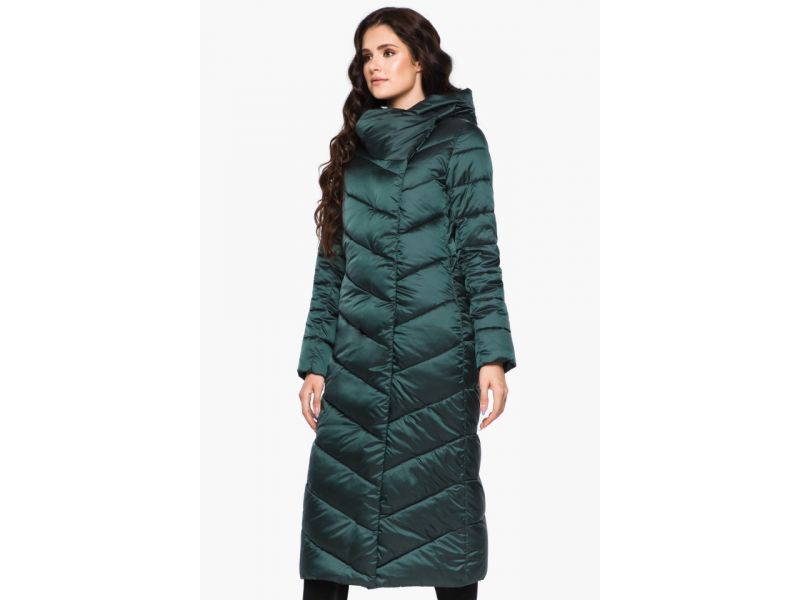 Воздуховик зимний изумрудный женский модель 31016, фото 6