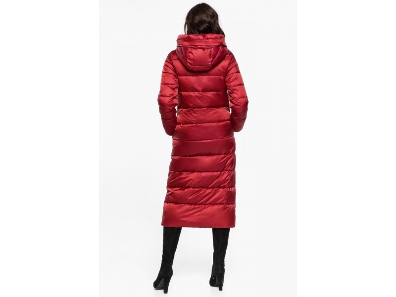 Рубиновый воздуховик зимний женский модель 31016, фото 6