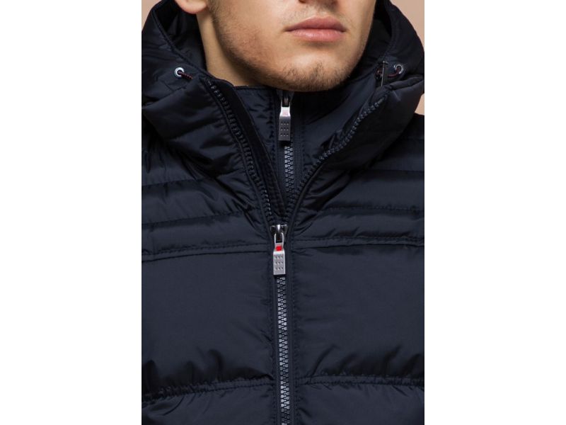 Зимняя куртка темно-синяя для мужчин модель 26055, фото 6