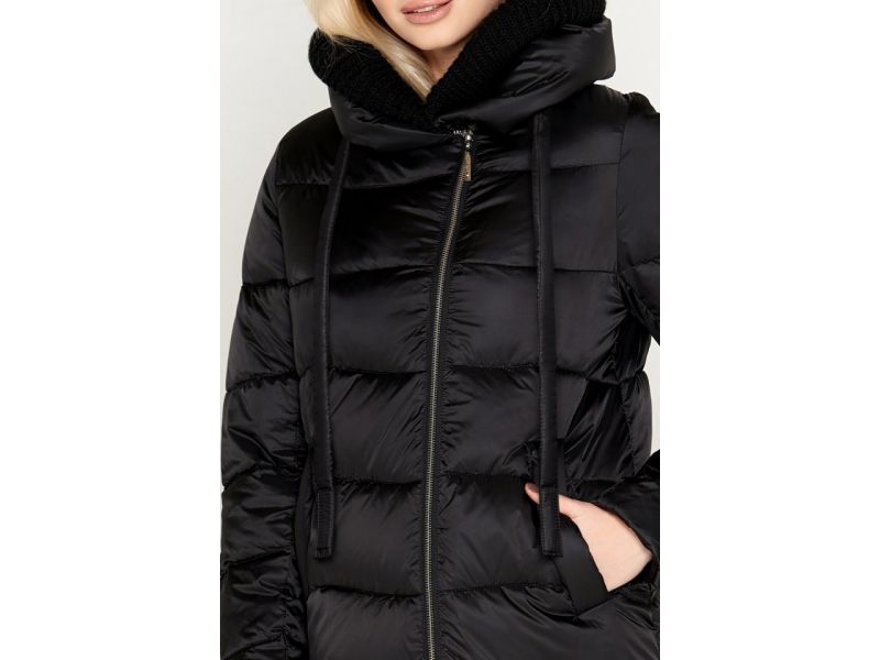 Черный женский воздуховик зимний модель 27005, фото 5