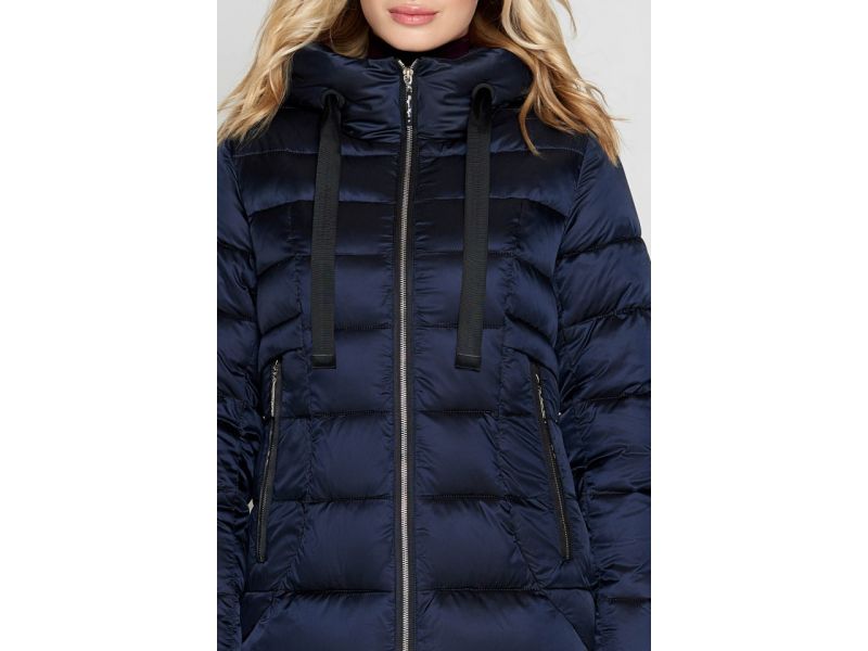 Воздуховик женский синий на зиму модель 47250, фото 5