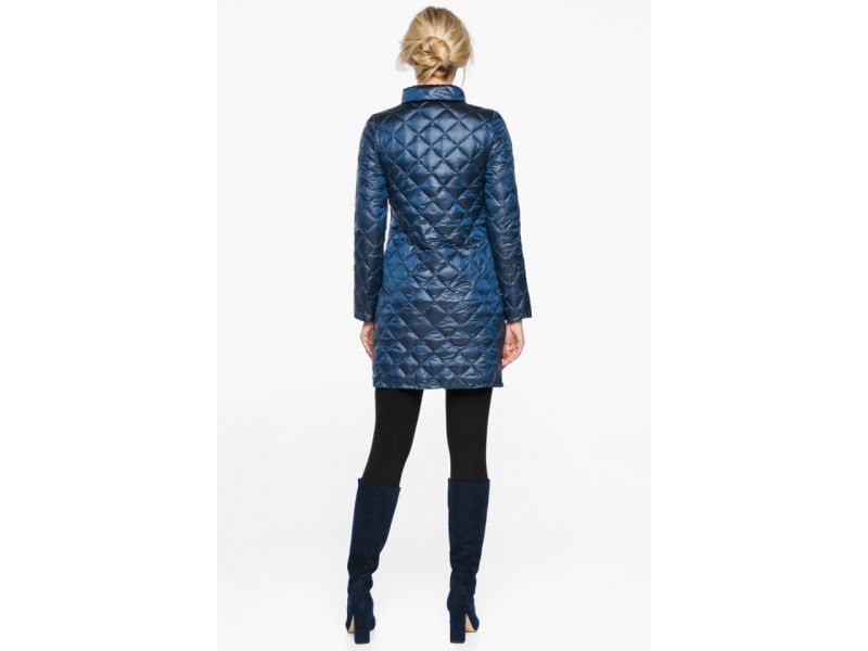 Воздуховик женский оригинальный осенне-весенний цвет темная лазурь модель 20856, фото 6