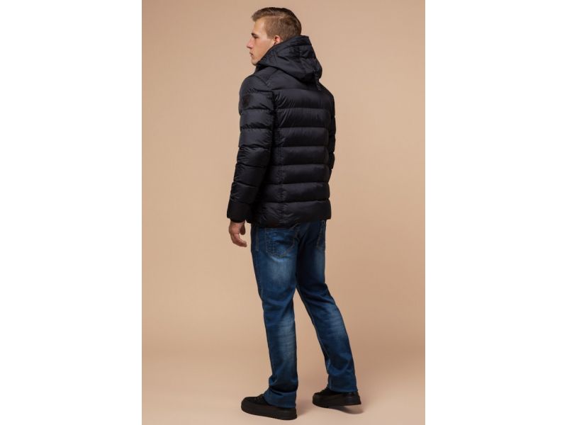 Куртка черная зимняя оригинальная мужская модель 20849, фото 5