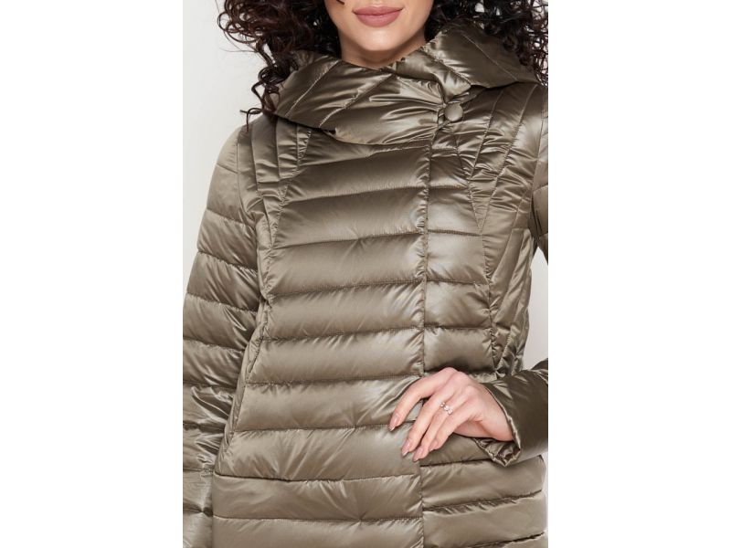 Осенне-весенний женский воздуховик цвет капучино модель 28215, фото 6