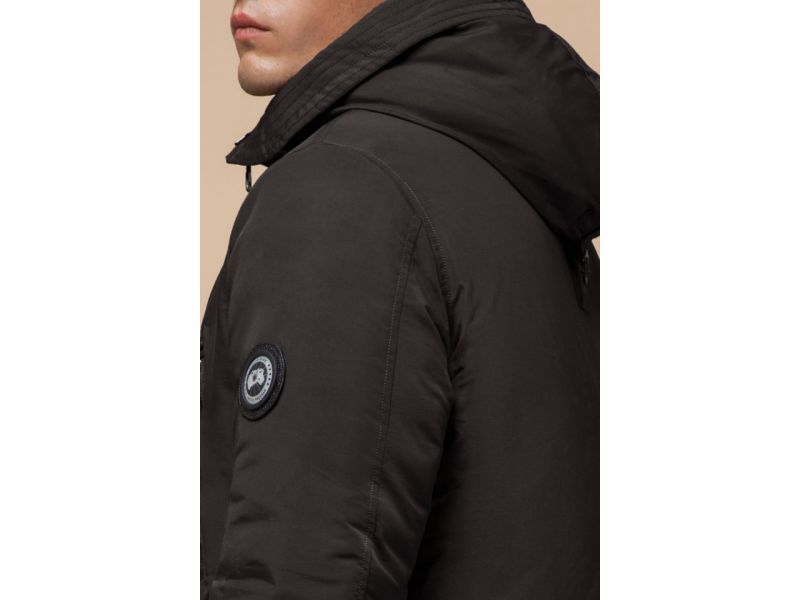 Коричневая парка зимняя мужская модель 96120, фото 8