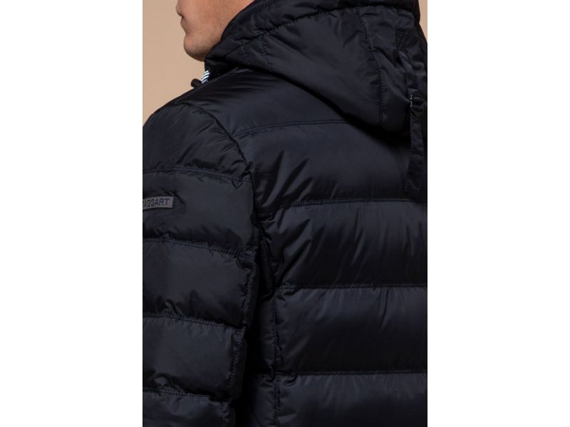 Куртка зимняя темно-синяя для мужчин модель 11726, фото 8