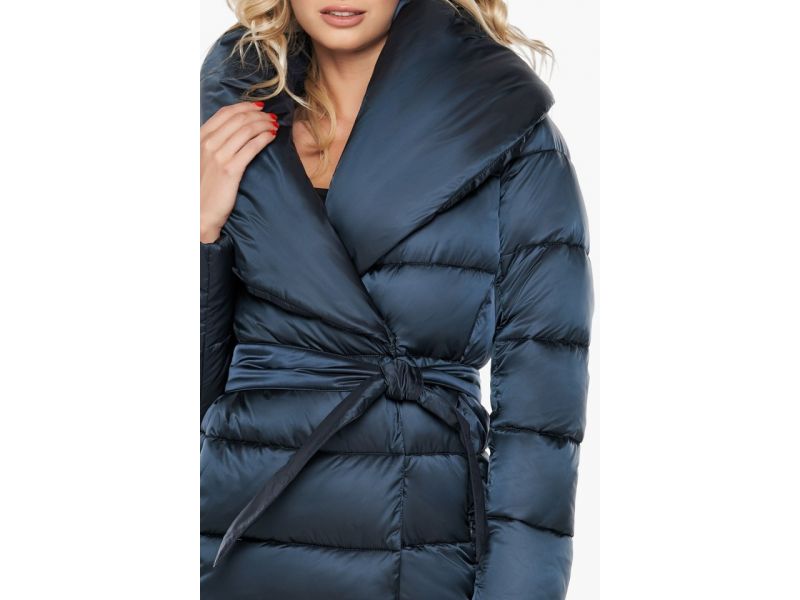 Сапфировый зимний женский воздуховик модель 31064, фото 8