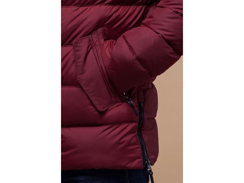 Красная яркая куртка зимняя для мужчин модель 30380, фото 8