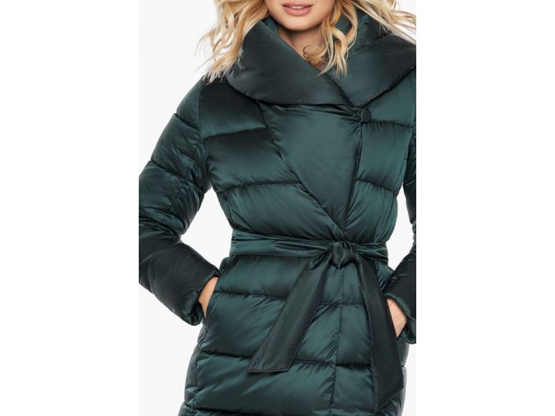 Воздуховик зимний женский изумрудный модель 31064, фото 8