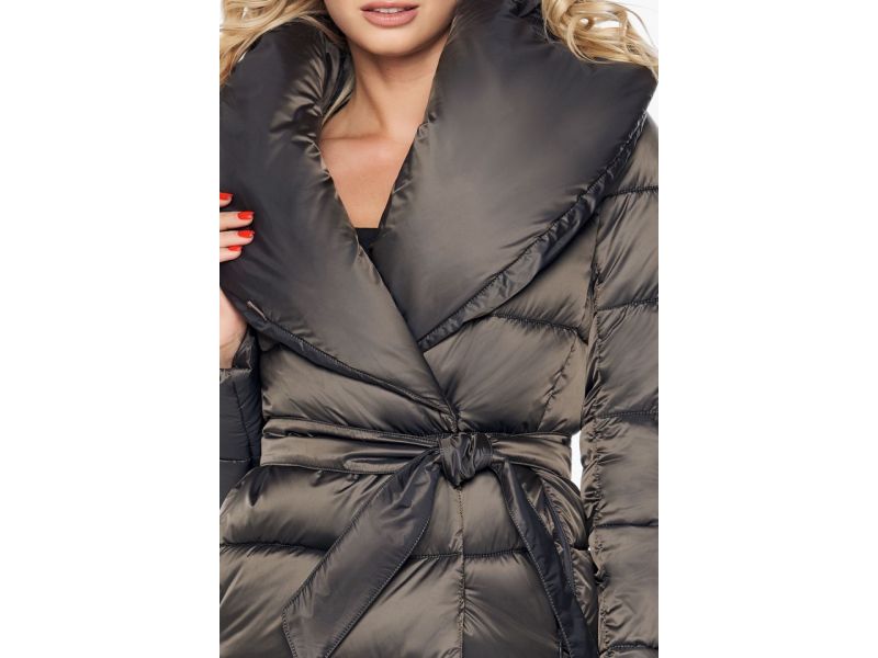 Женский зимний капучиновый воздуховик модель 31064, фото 8