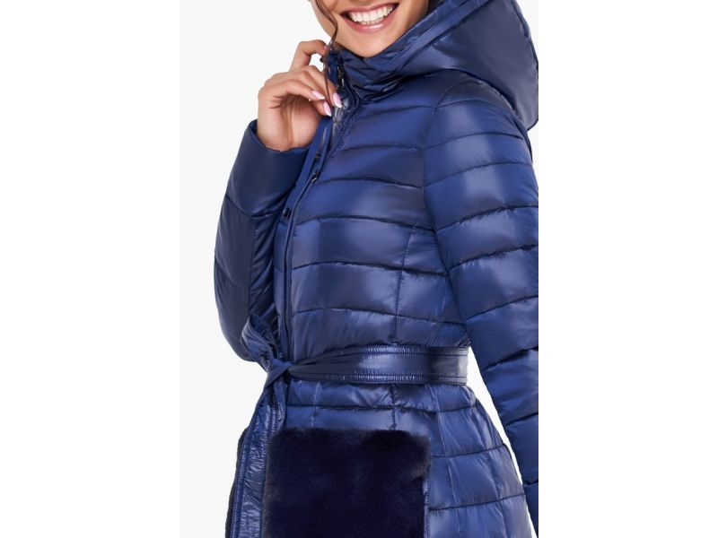 Сапфировый воздуховик женский осенне-весенний модель 31845, фото 7