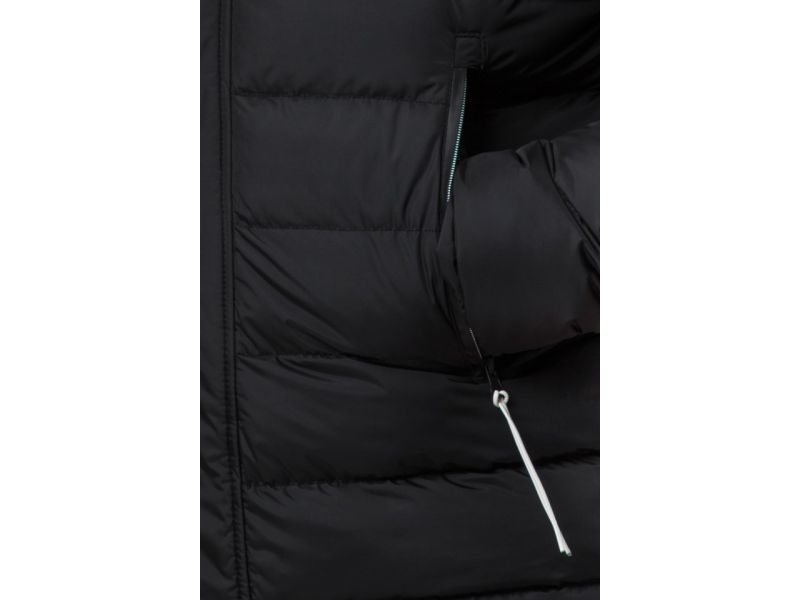 Комфортная мужская черная куртка на зиму модель 19833, фото 7