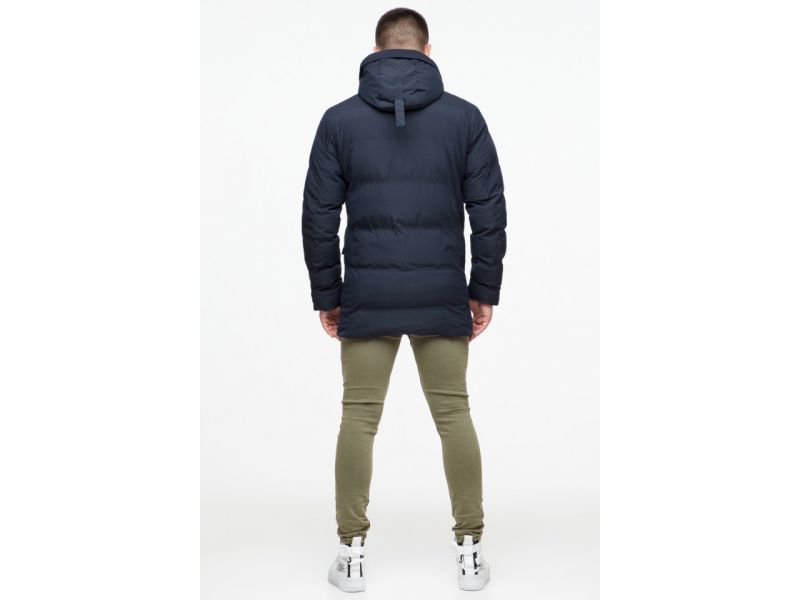 Зимняя синяя молодежная куртка мужская модель 25320, фото 7