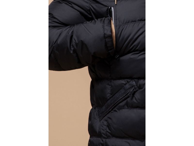 Зимняя мужская куртка практичная черная модель 21226, фото 7