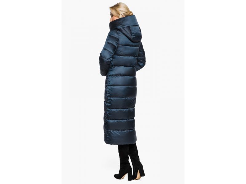 Сапфировый воздуховик женский на зиму модель 31016, фото 7