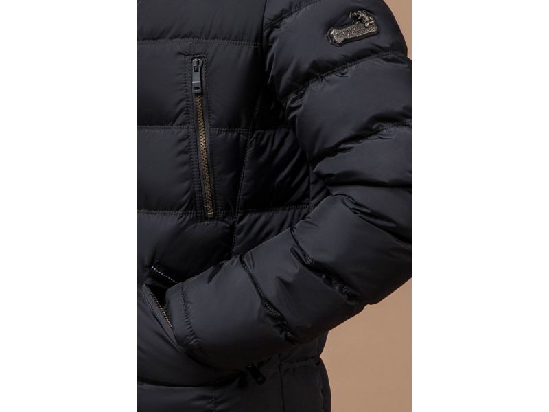 Зимняя графитовая мужская куртка модель 31042, фото 8