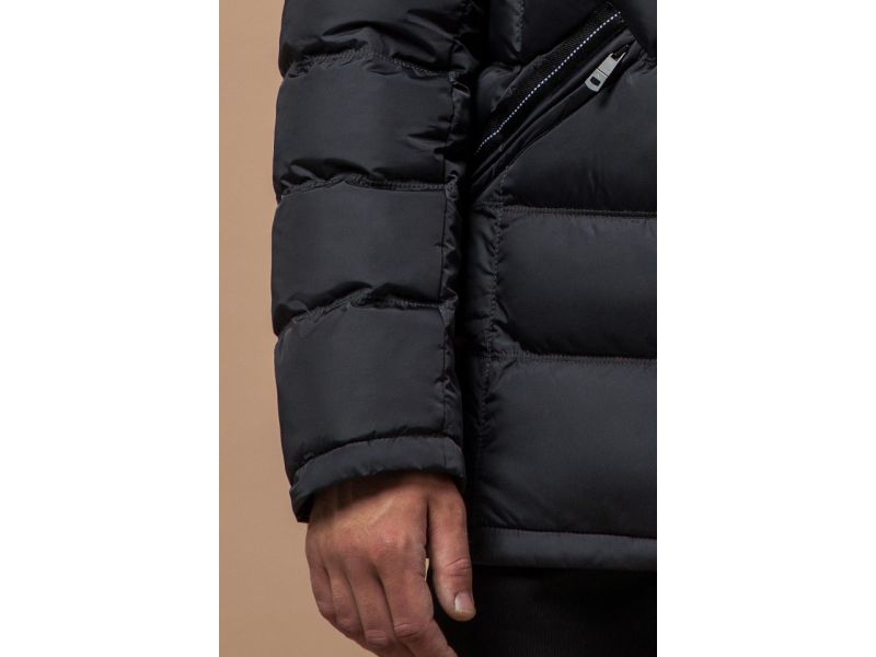 Зимняя графитовая мужская куртка модель 31042, фото 7