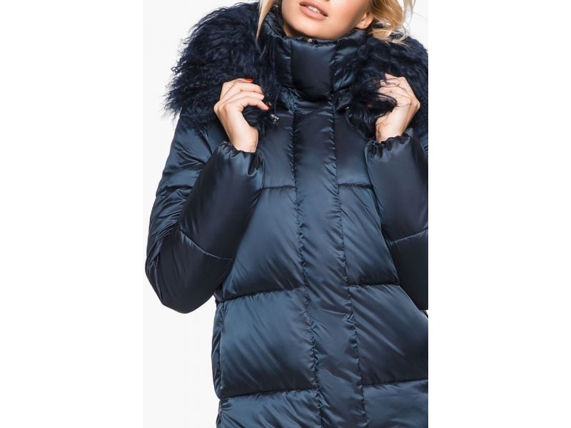 Женский воздуховик сапфировый зимний модель 31072, фото 7
