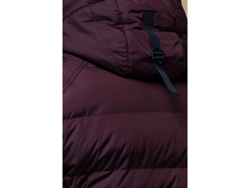 Зимняя темно-бордовая куртка для мужчин модель 32540, фото 8