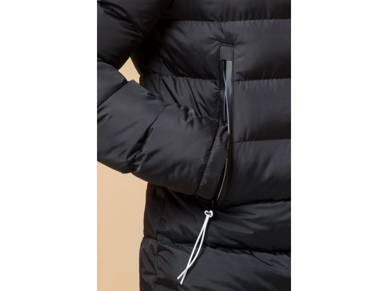 Зимняя теплая куртка графитового цвета мужская модель 37533, фото 7