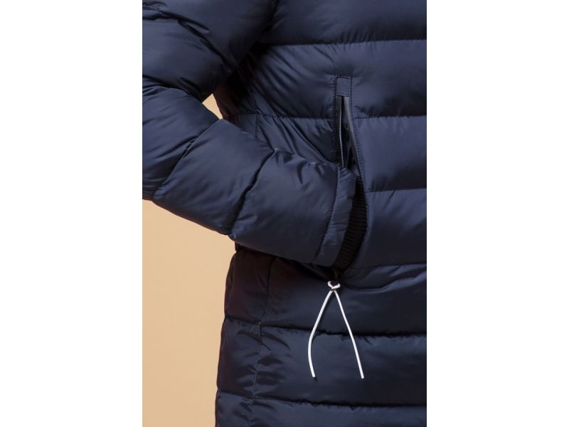 Зимняя практичная куртка сине-черная мужская модель 37533, фото 7