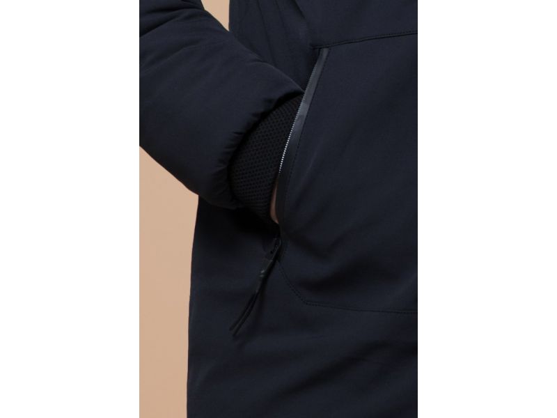 Парка графитовая на зиму мужская модель 9842, фото 7