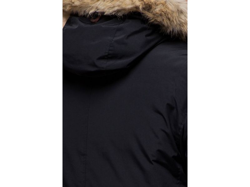 Зимняя парка мужская черного цвета модель 32450, фото 8