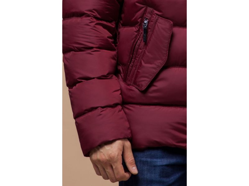 Куртка мужская красная высокого качества зимняя модель 20180, фото 7