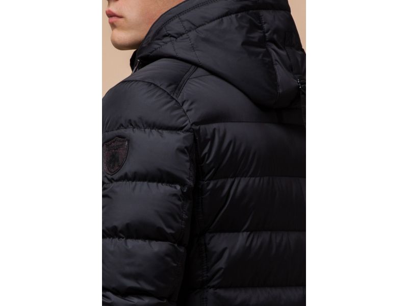 Куртка черная зимняя оригинальная мужская модель 20849, фото 8