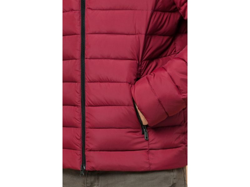 Бордовая мужская куртка на зиму модель 40962, фото 7