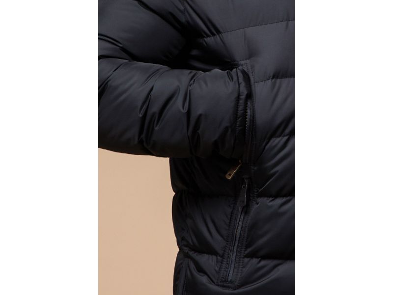 Куртка мужская комфортная черная на зиму модель 25285, фото 7