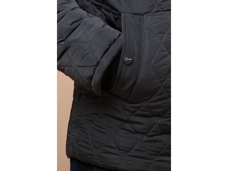 Куртка на зиму мужская графитовая модель 24534, фото 7