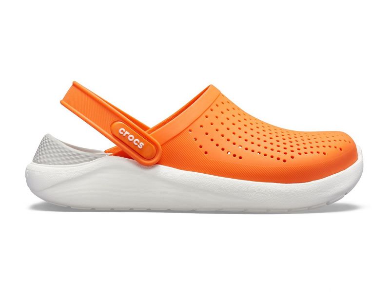 Крокс Crocs LiteRide Graphic Clog, Оранжевые кроксы Лайт райд оригинал, фото 3