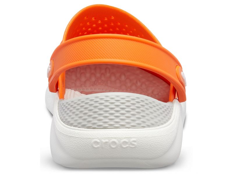 Крокс Crocs LiteRide Graphic Clog, Оранжевые кроксы Лайт райд оригинал, фото 5
