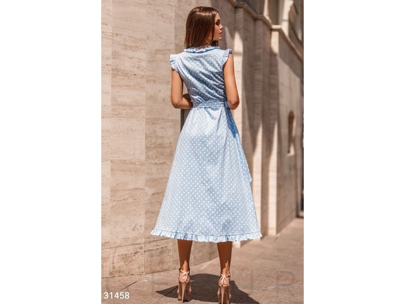 Платье-миди на запа́х 31458, фото 4