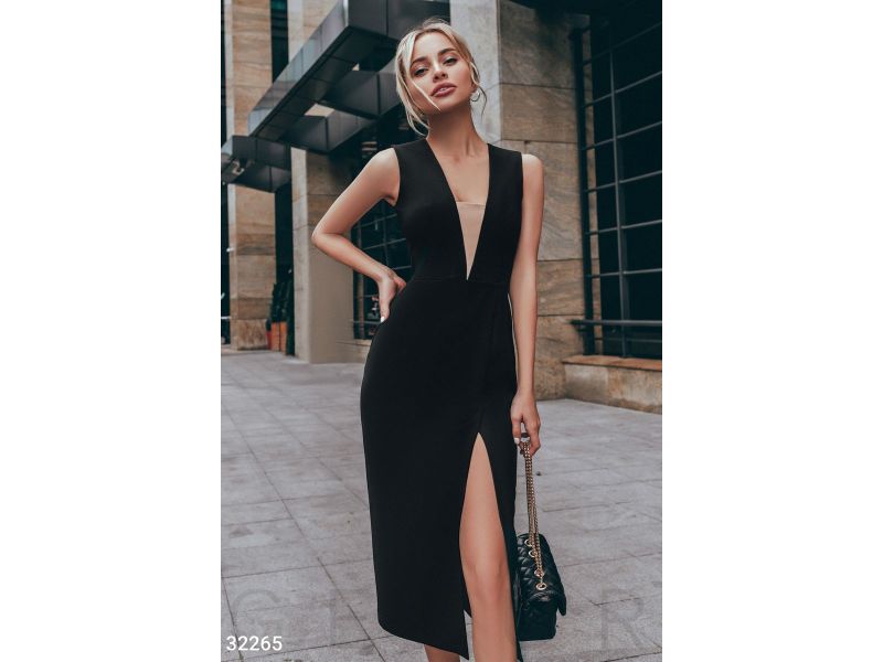 Платье с высоким разрезом 32265, фото 1