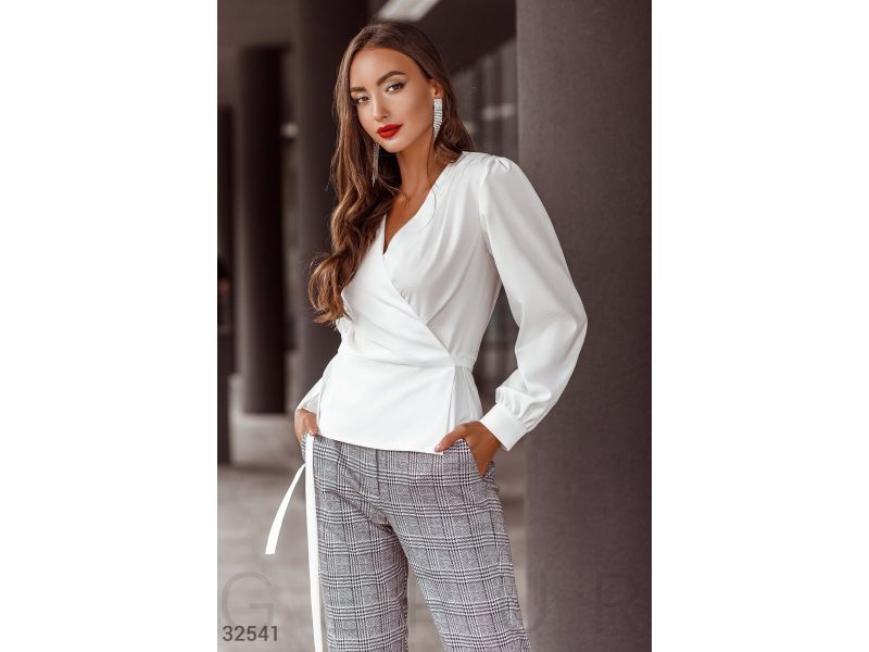 Блуза в классическом стиле 32541, фото 2