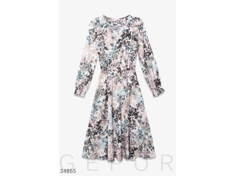 Платье с цветочной россыпью  34865, фото 5