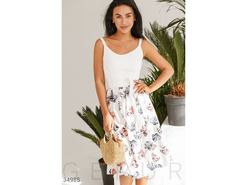 Платье с летящей юбкой 34985, фото 1