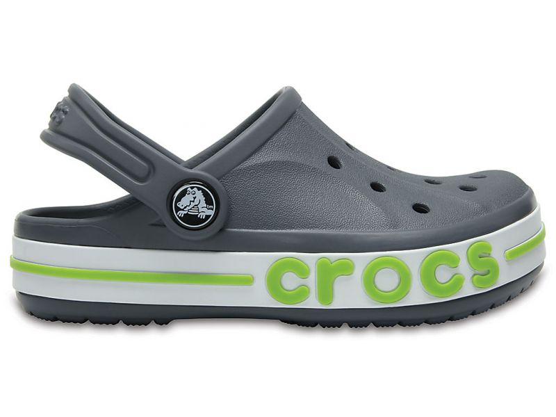Crocs Bayaband Kids Charcoal арт. 205100 — Кроксы Баябенд Детские Сабо Серые, фото 1