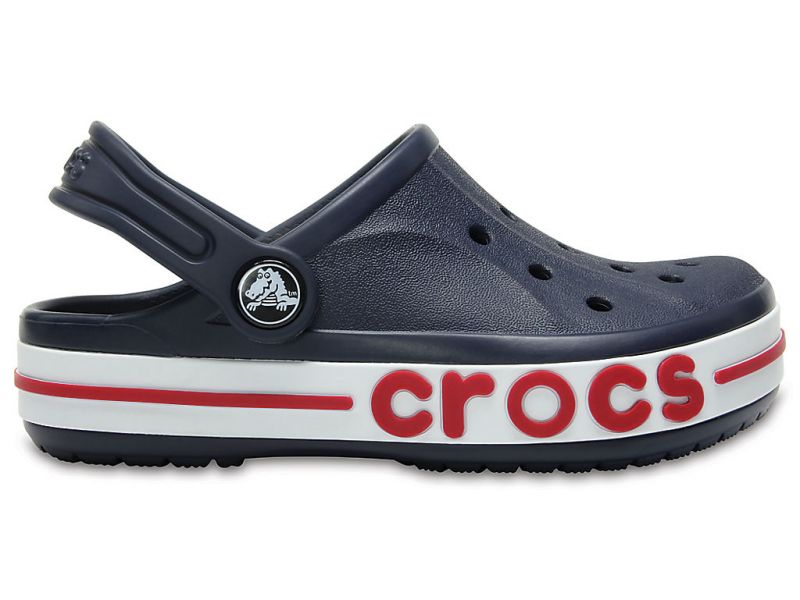 Детские Crocs Bayaband темно-синие — вид сбоку, оригинал